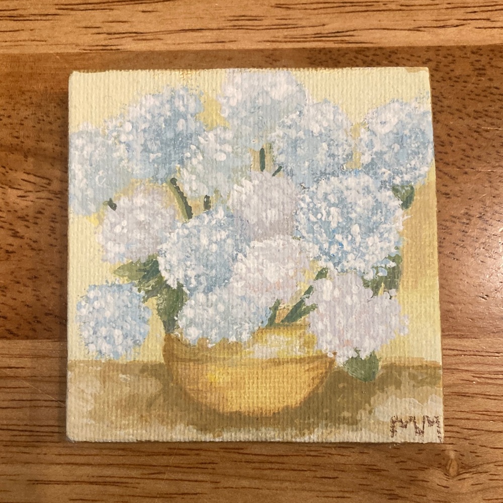 Mini Hand Painted Portrait Magnetic